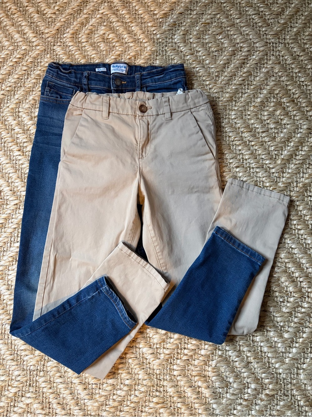 Mayoral Boys Size 8 Lot of 2 Jeans / Khackis